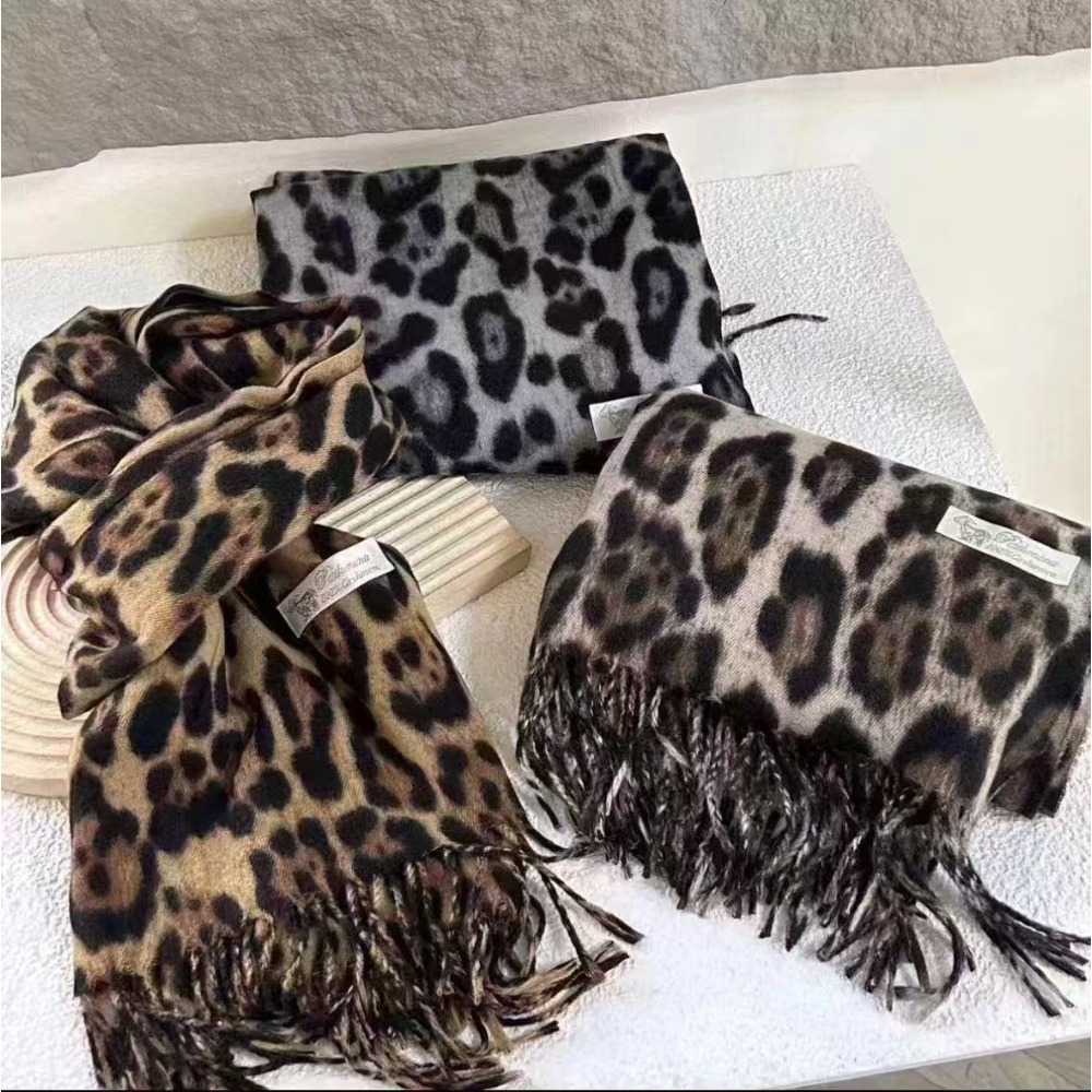 Woven Scarf Blanket - 190*70CM Design Leopard Schal Winter Warme