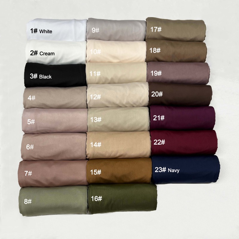 Head Wrap Turban - E2 Premium Flüssiger Jersey Hijab Schal
