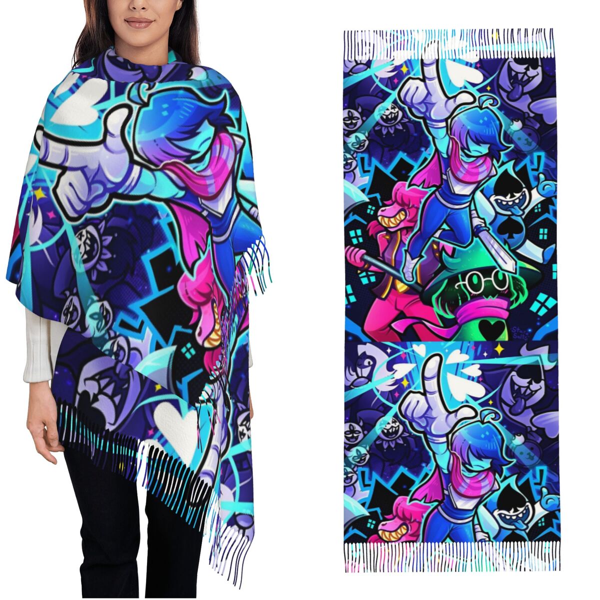 Deltarunes Schal Wraps Damen W – Pashmina Wrap Large Bewertung und Preis