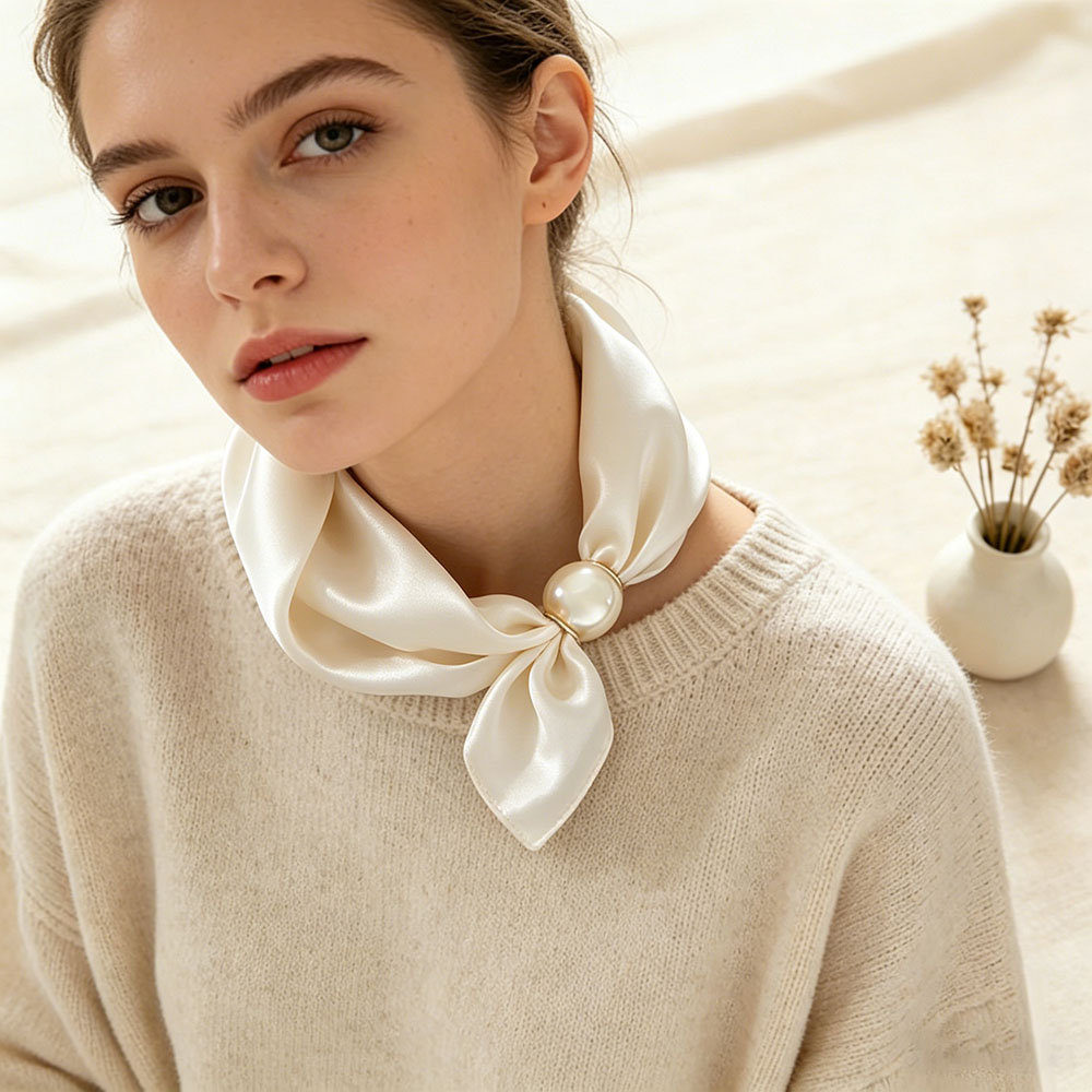 Schal-Kette aus Seide mit magn – Face Scarf Mask Bewertung und Preis